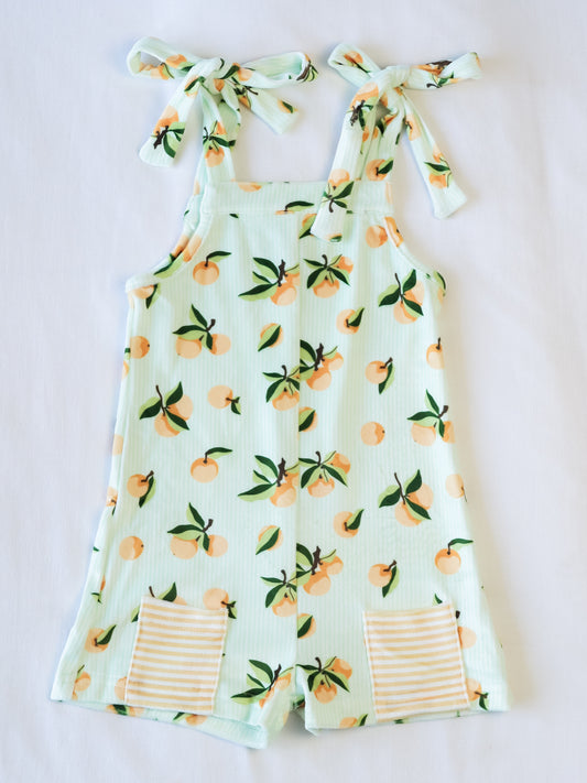 Tilly Romper - Oranges Stripe