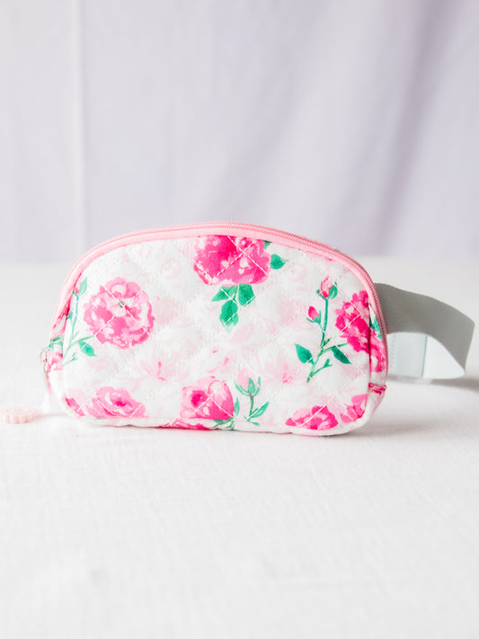 Belt Bag - Raspberry Roses
