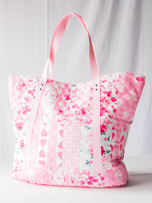 Quilted Tote - Flower Patch Mix