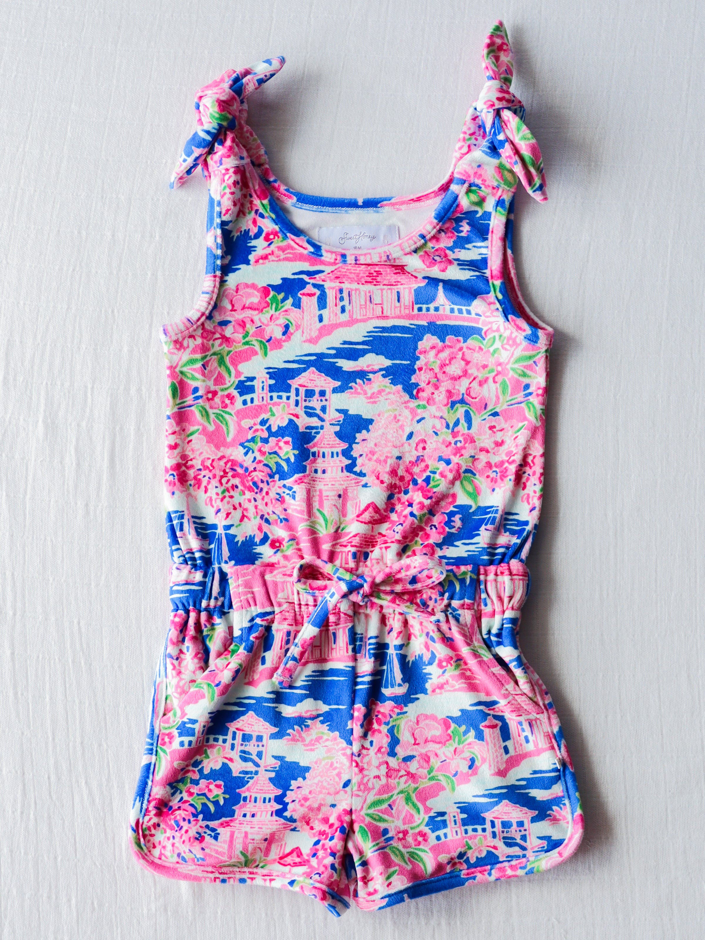 Tiffany Romper - Floral Paradise - SweetHoney Clothing