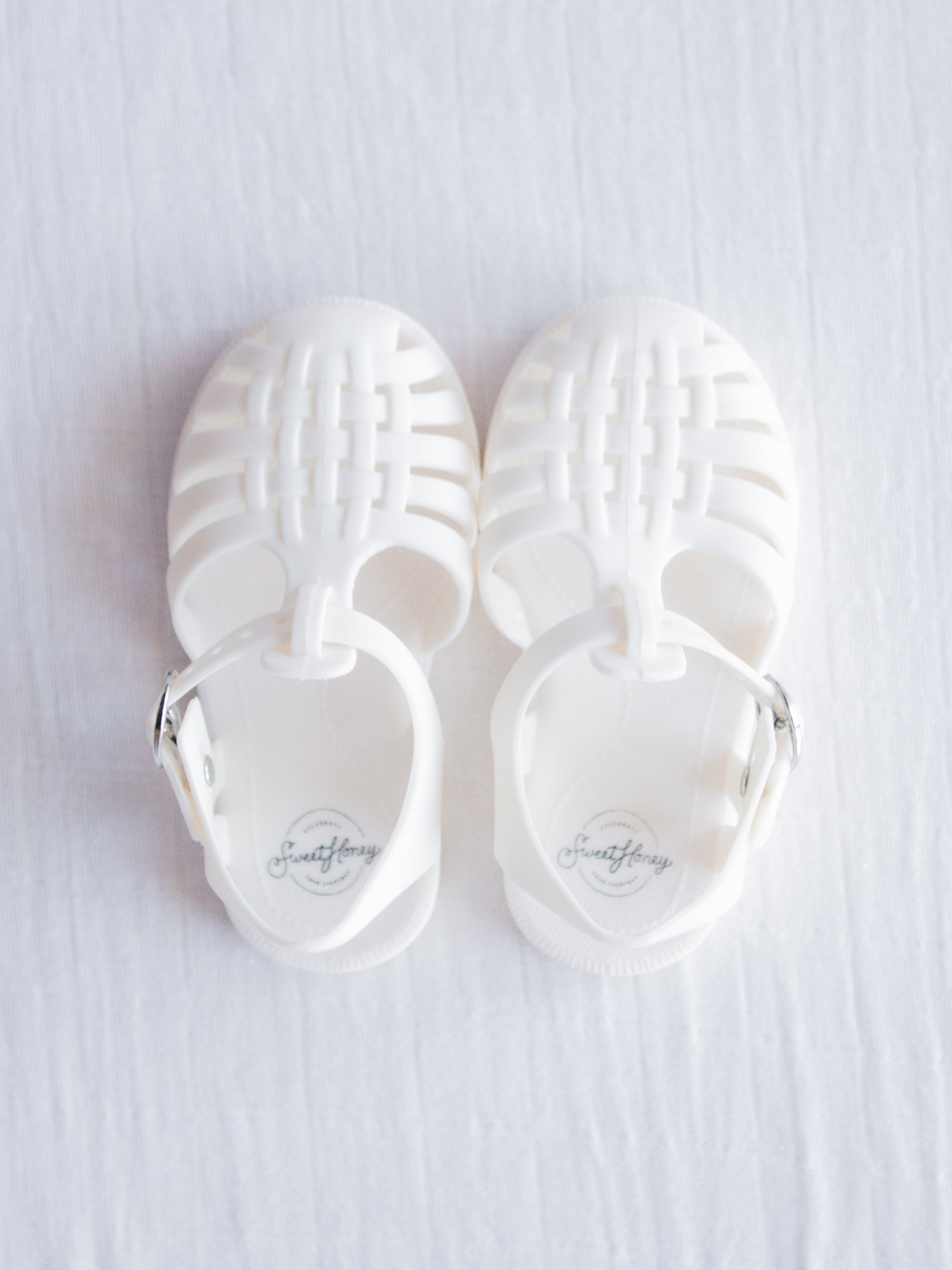 Matte Jelly Sandals Cream SweetHoney Clothing