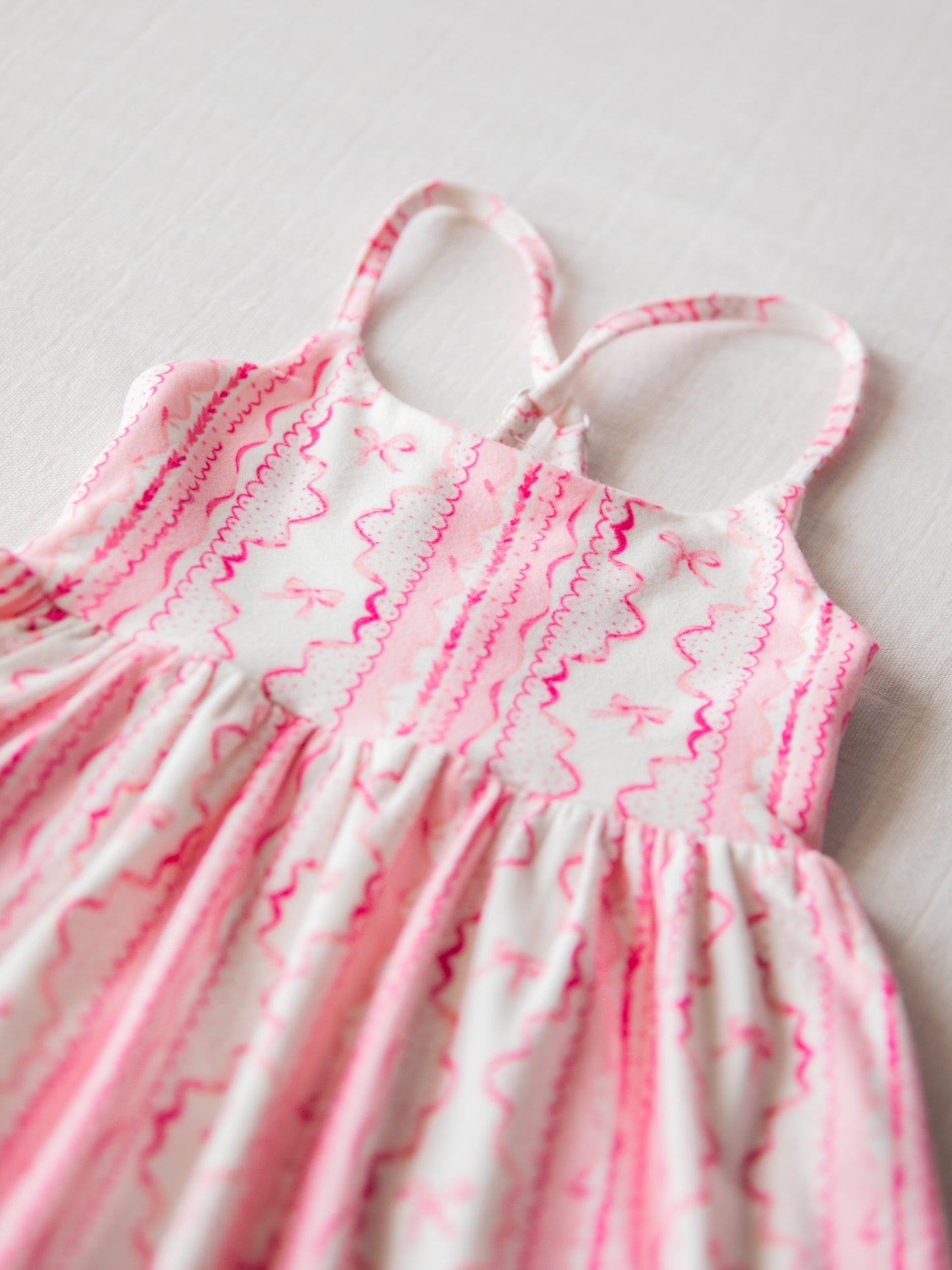 Maxi Play Dress - Pink Lace