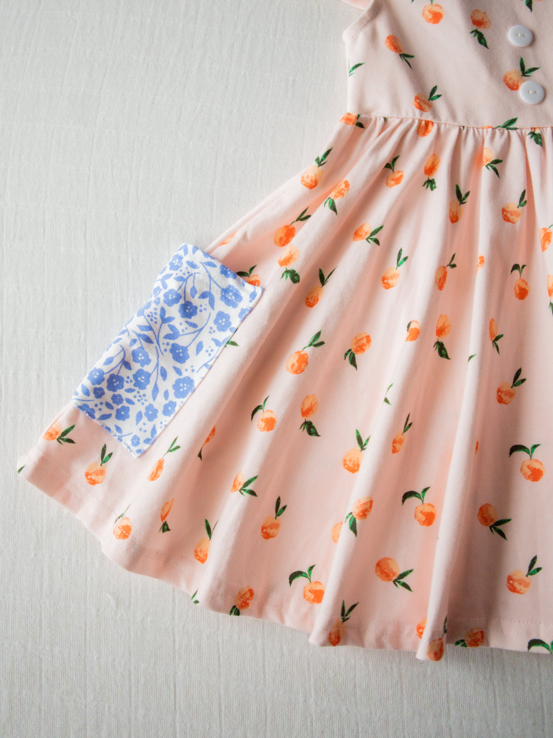 Flair Dress - Peaches