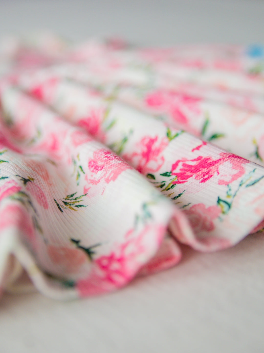 Ribbed Knit Dress - Wild Roses