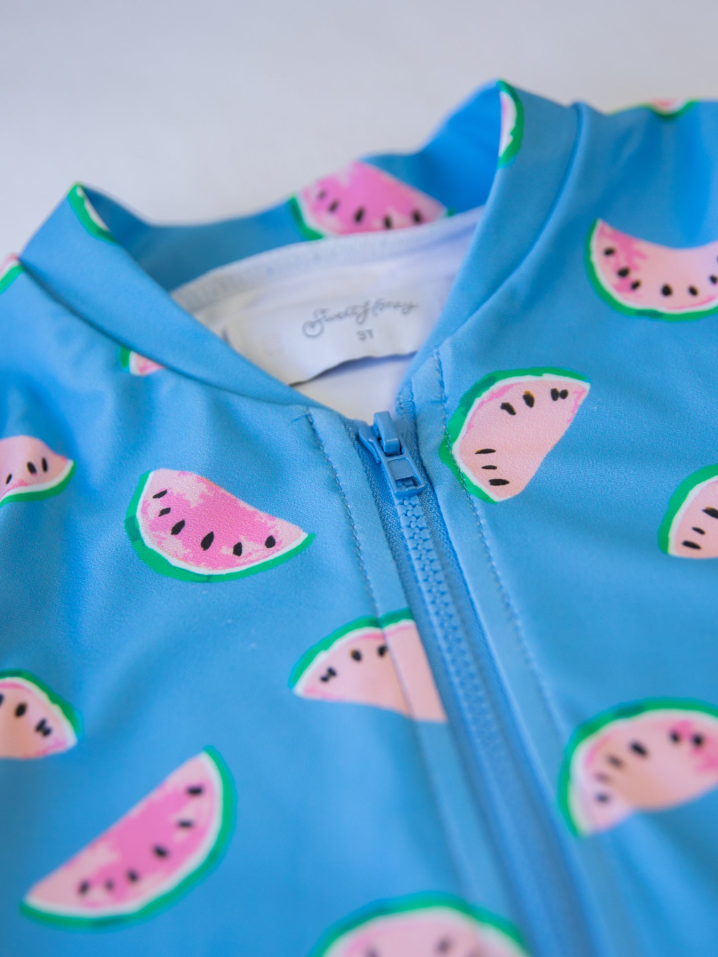 Solid Rash Guard - Sweet Watermelon