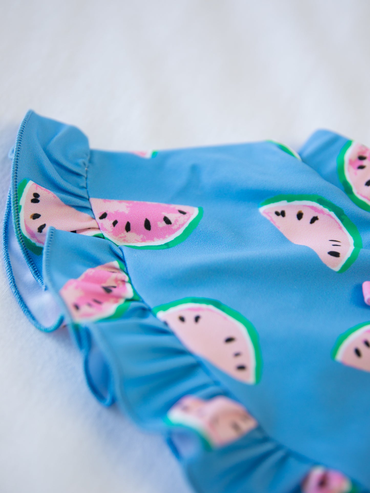 Skirted Crop Rash Guard - Sweet Watermelon