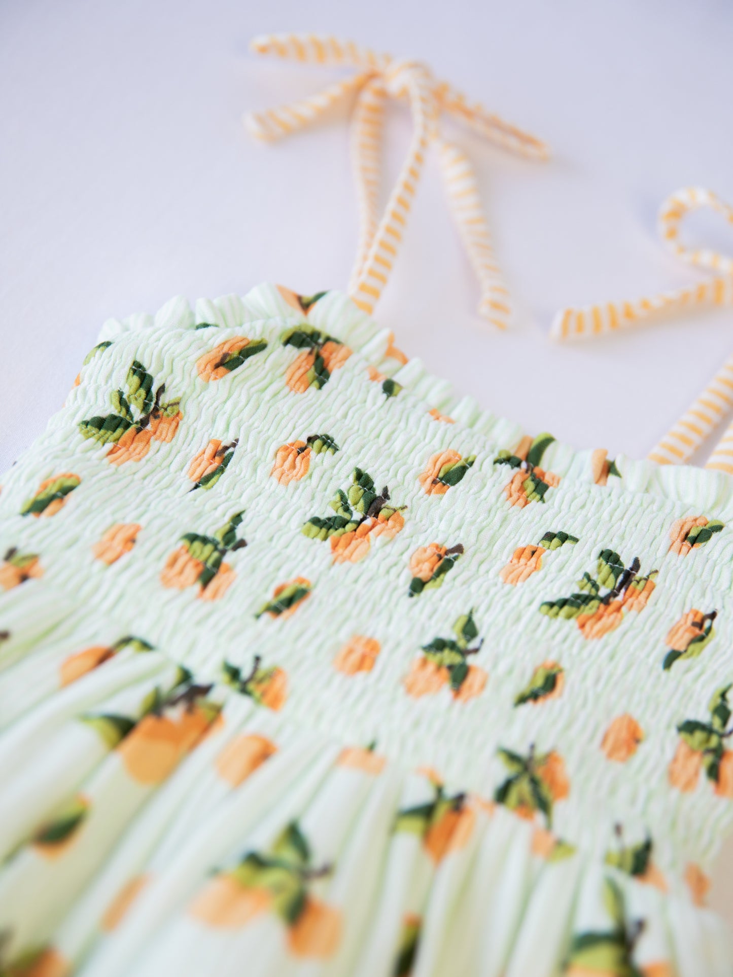 Beach Dress - Oranges Stripe