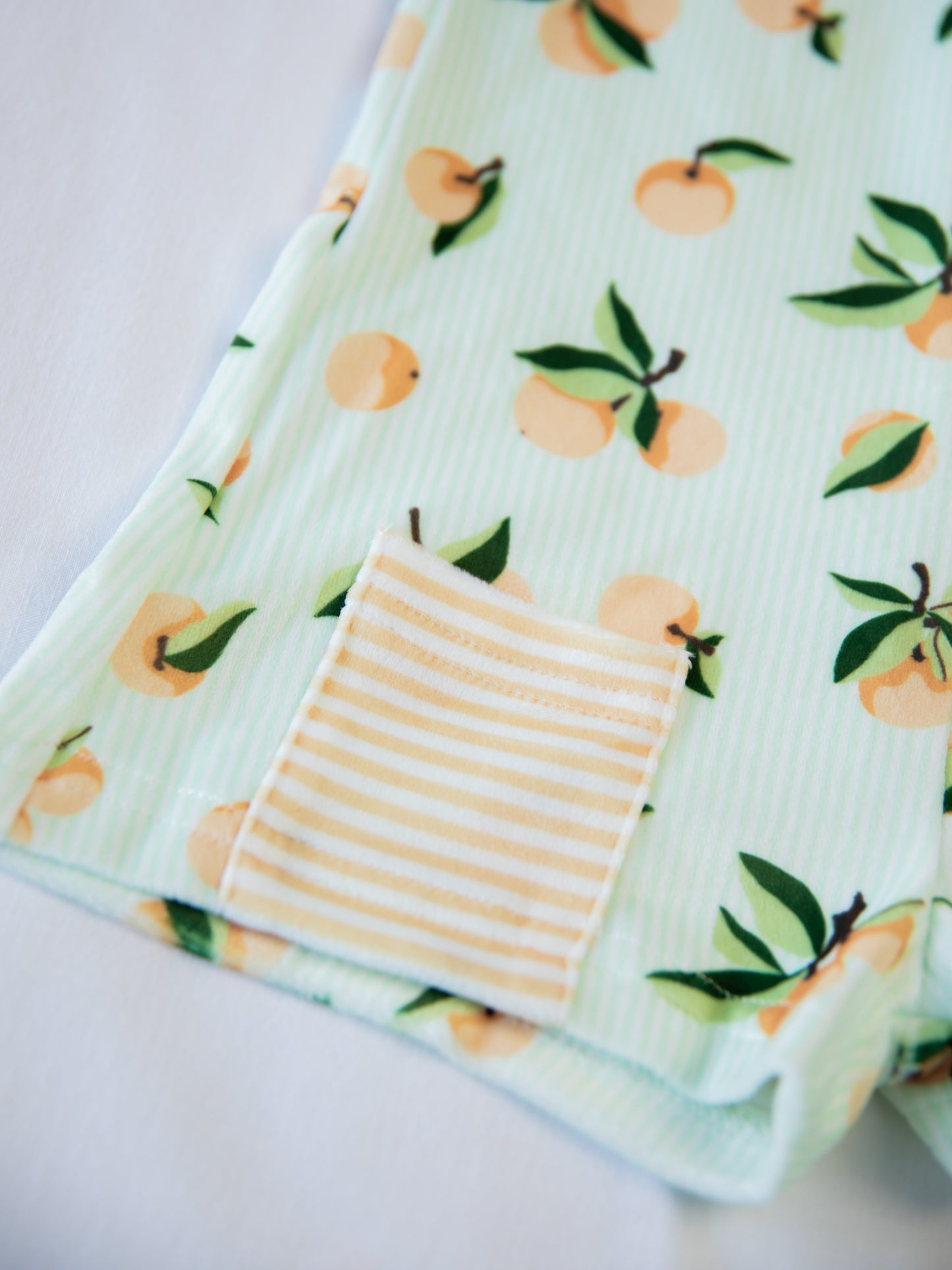 Tilly Romper - Oranges Stripe