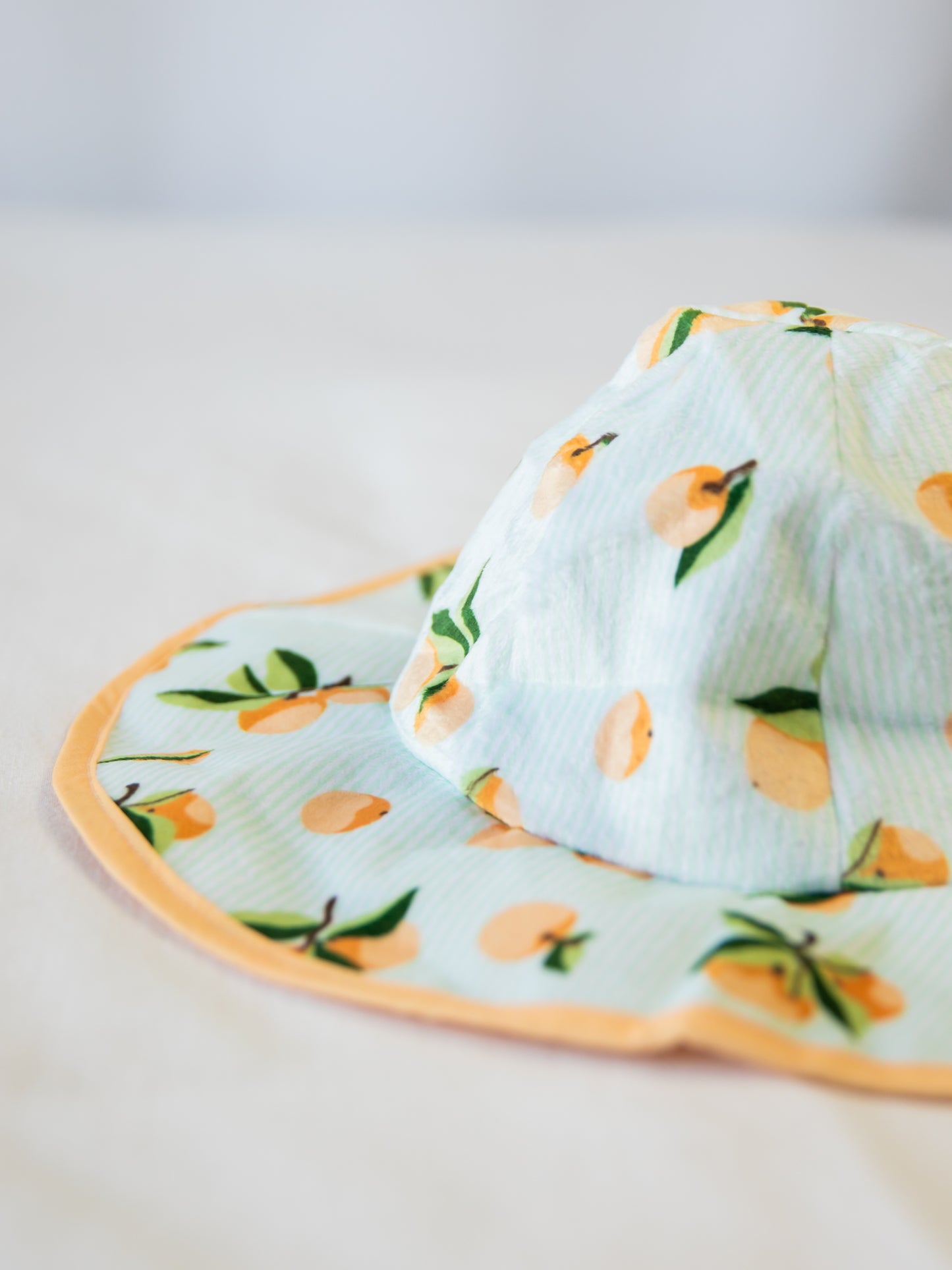 Baby Sunhat - Oranges Stripe