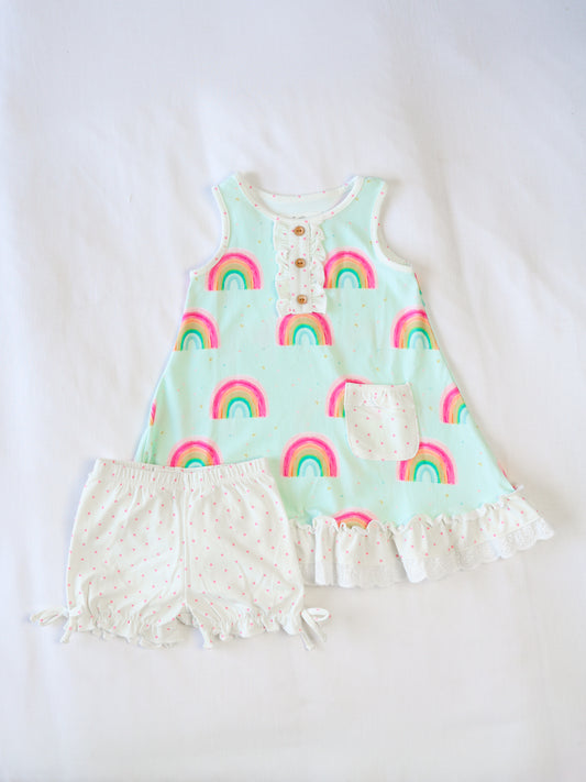 Everyday Play Dress - Candy Rainbows