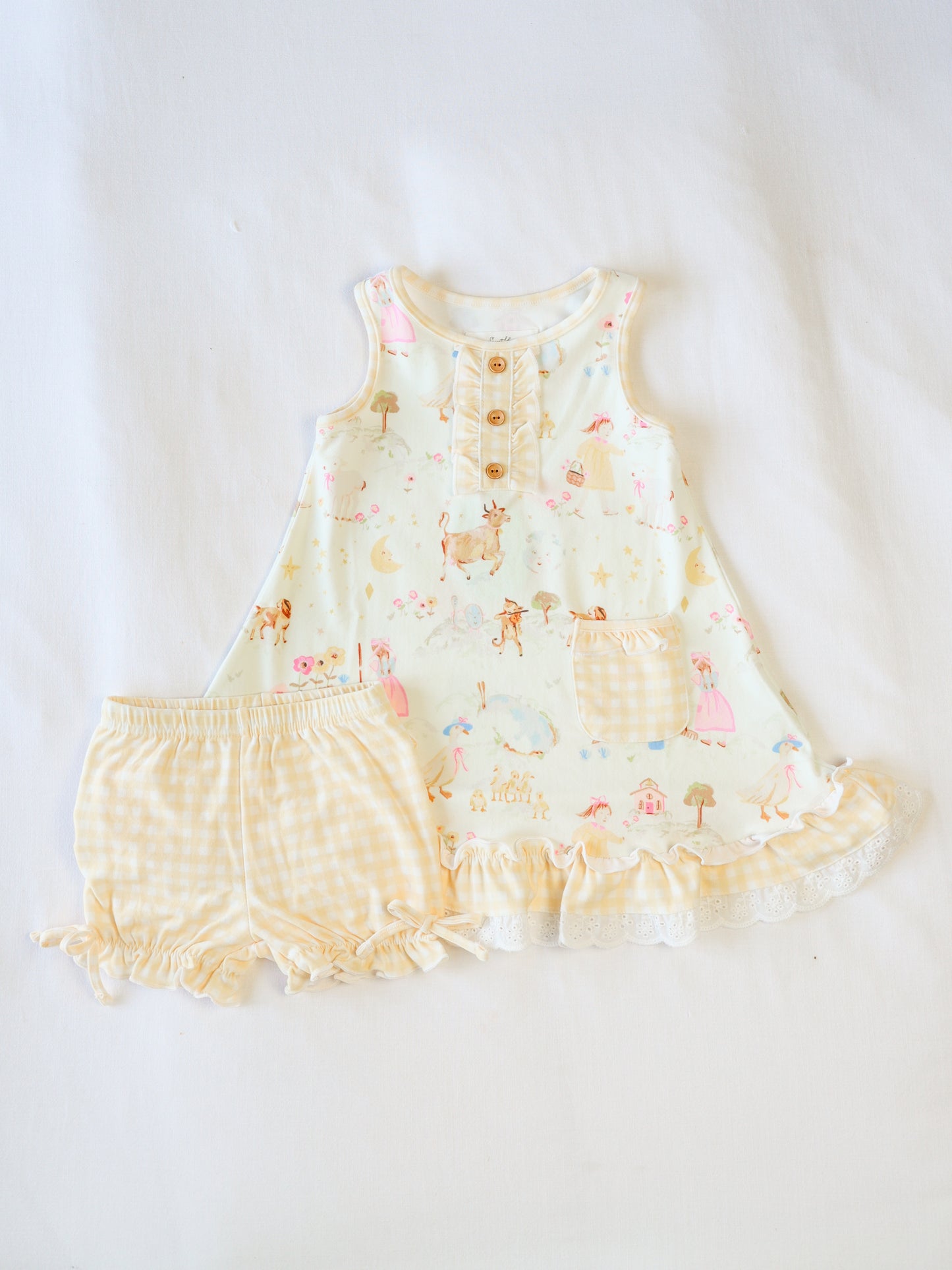 Everyday Play Dress - Nursery Rhyme Check