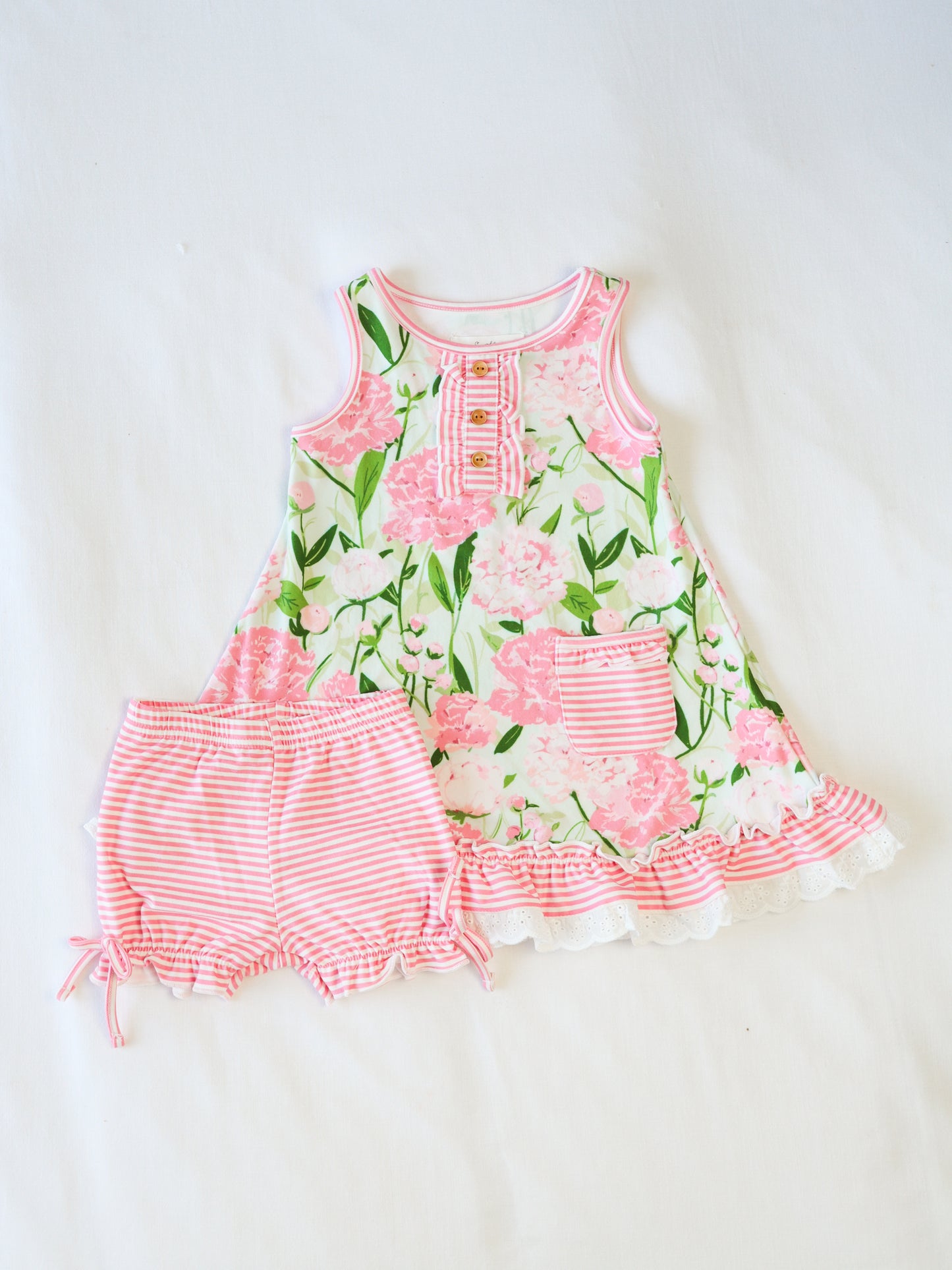 Everyday Play Dress - Soft Peonies