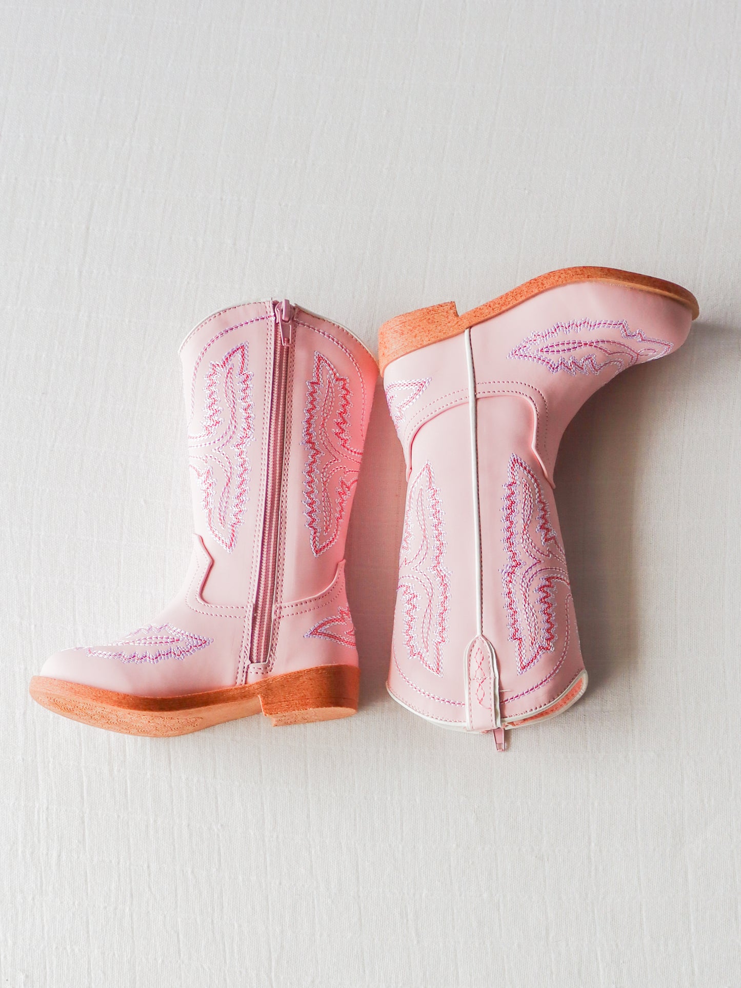 Tall Cowgirl Boots - Giddy Up Pink