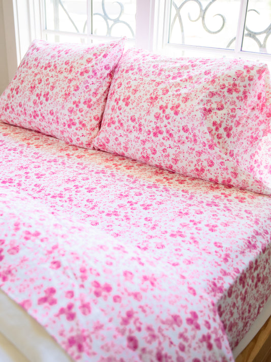 Sheet Set - Blooming Pinks