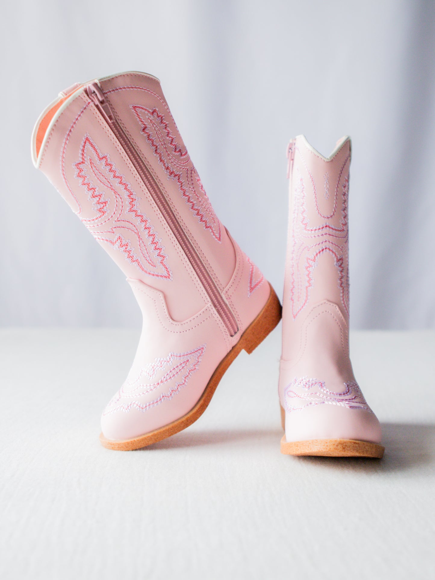 Tall Cowgirl Boots - Giddy Up Pink