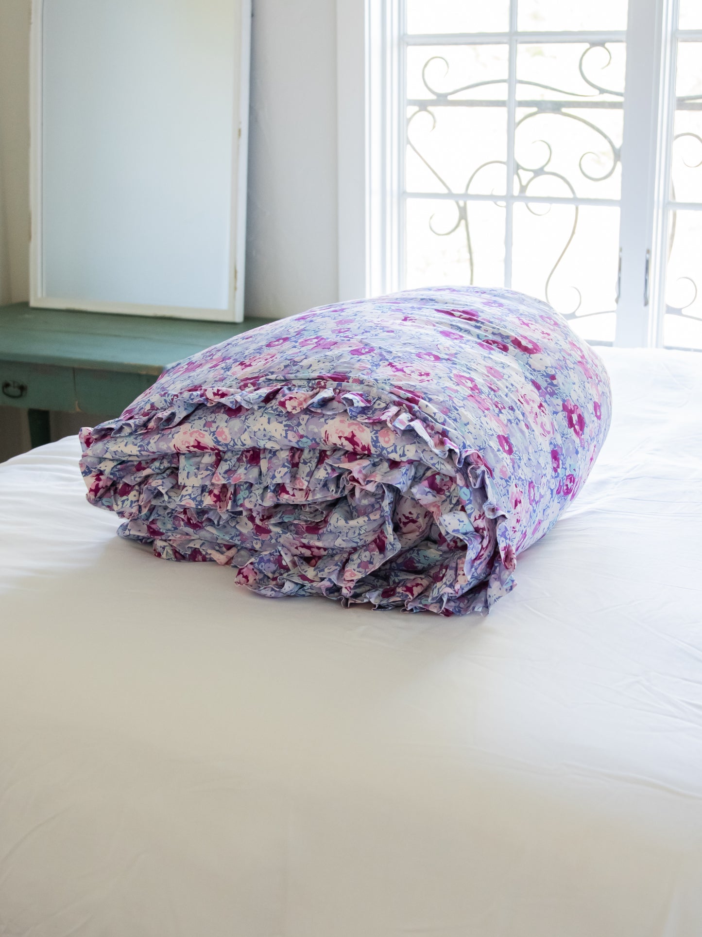 Duvet Cover + Sham(s) - Pastel Carnations