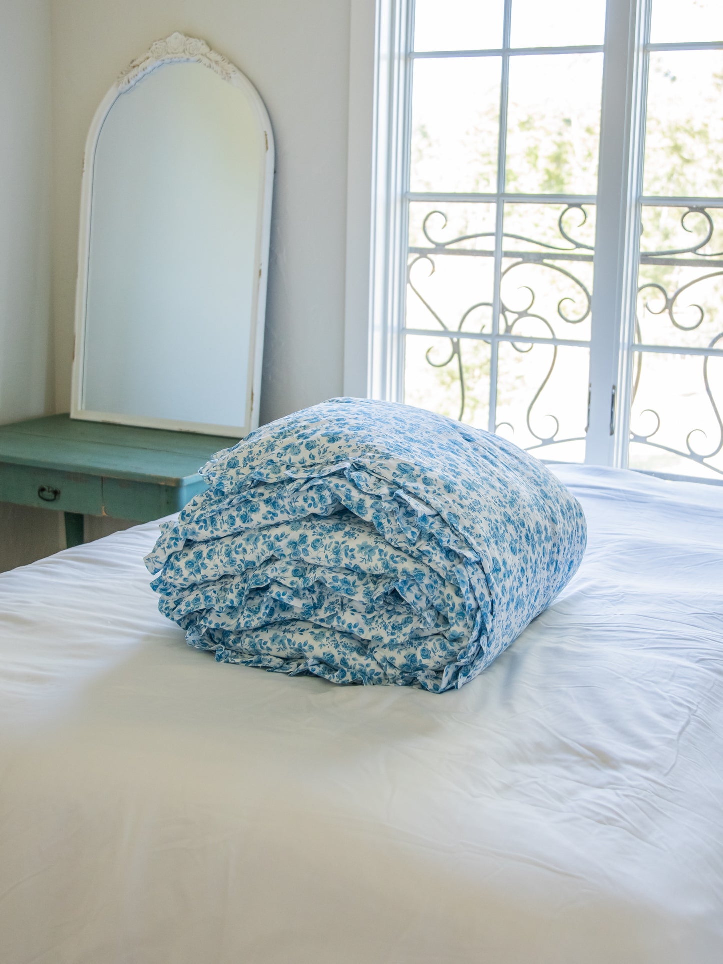 Duvet Cover + Sham(s) - Blooming Blues