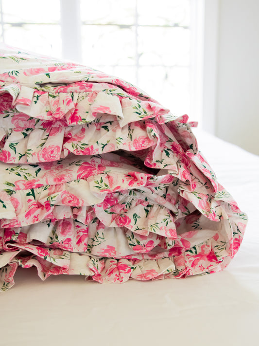 Duvet Cover + Sham(s) - Wild Roses