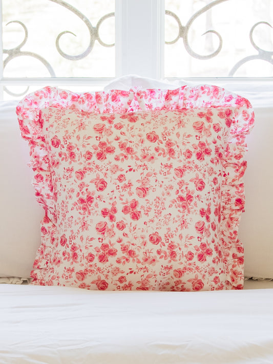 16 x 16 Pillow Cover - Blooming Pinks