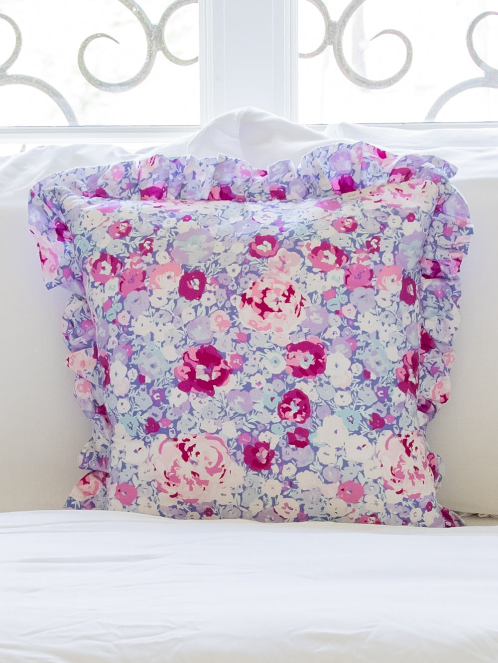 16 x 16 Pillow Cover - Pastel Carnations