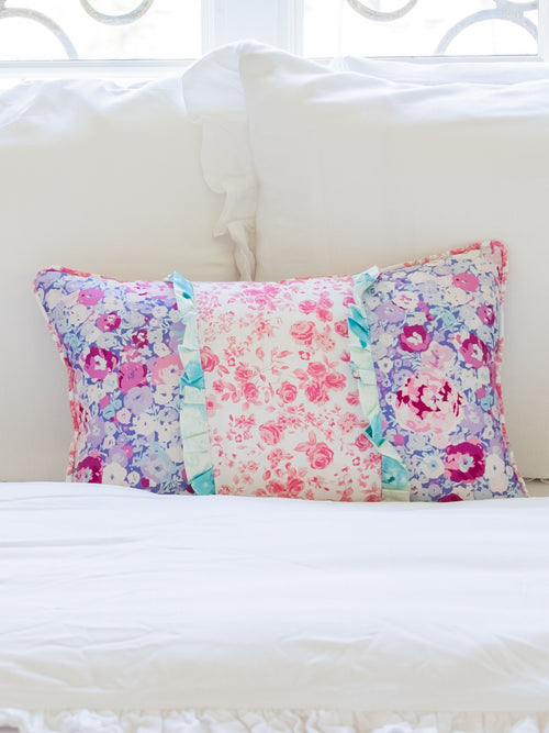 Boudoir Pillow Cover - Pastel Carnation Mix