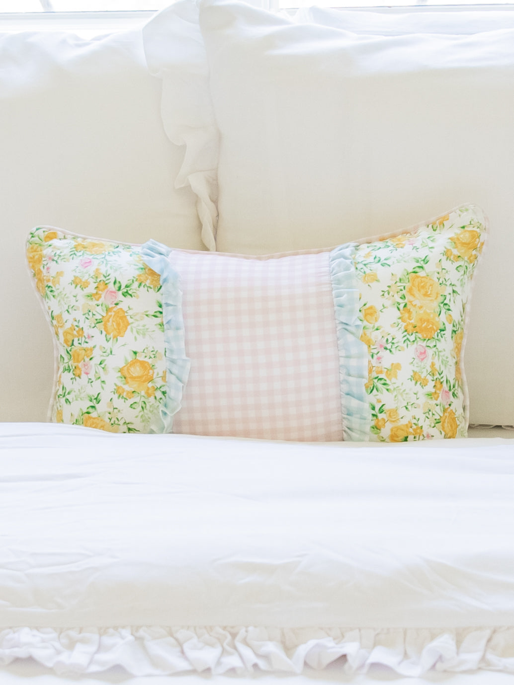 Boudoir Pillow Cover - Elina Gingham