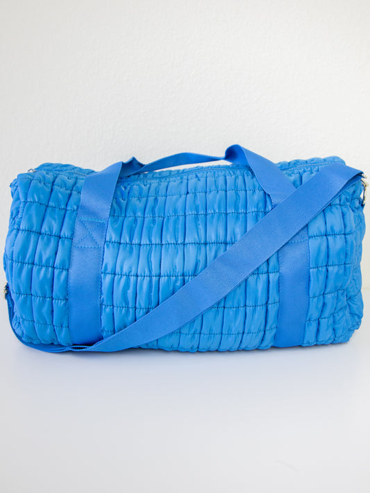 Puffer Duffle - Royal Blue