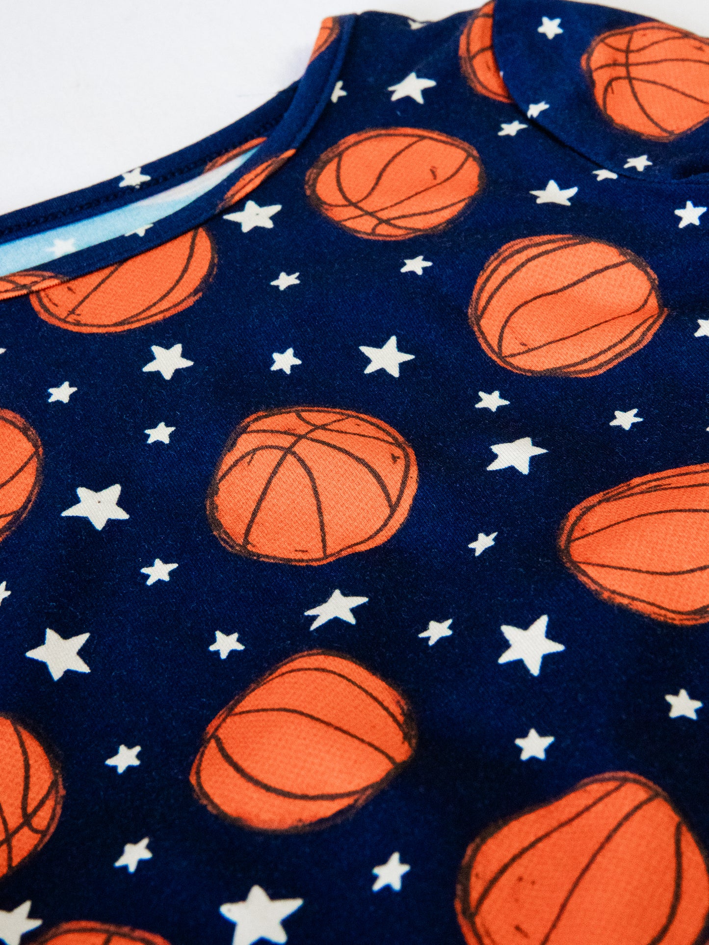 Cloud Fitted Pajamas - Basketball Allstars Navy