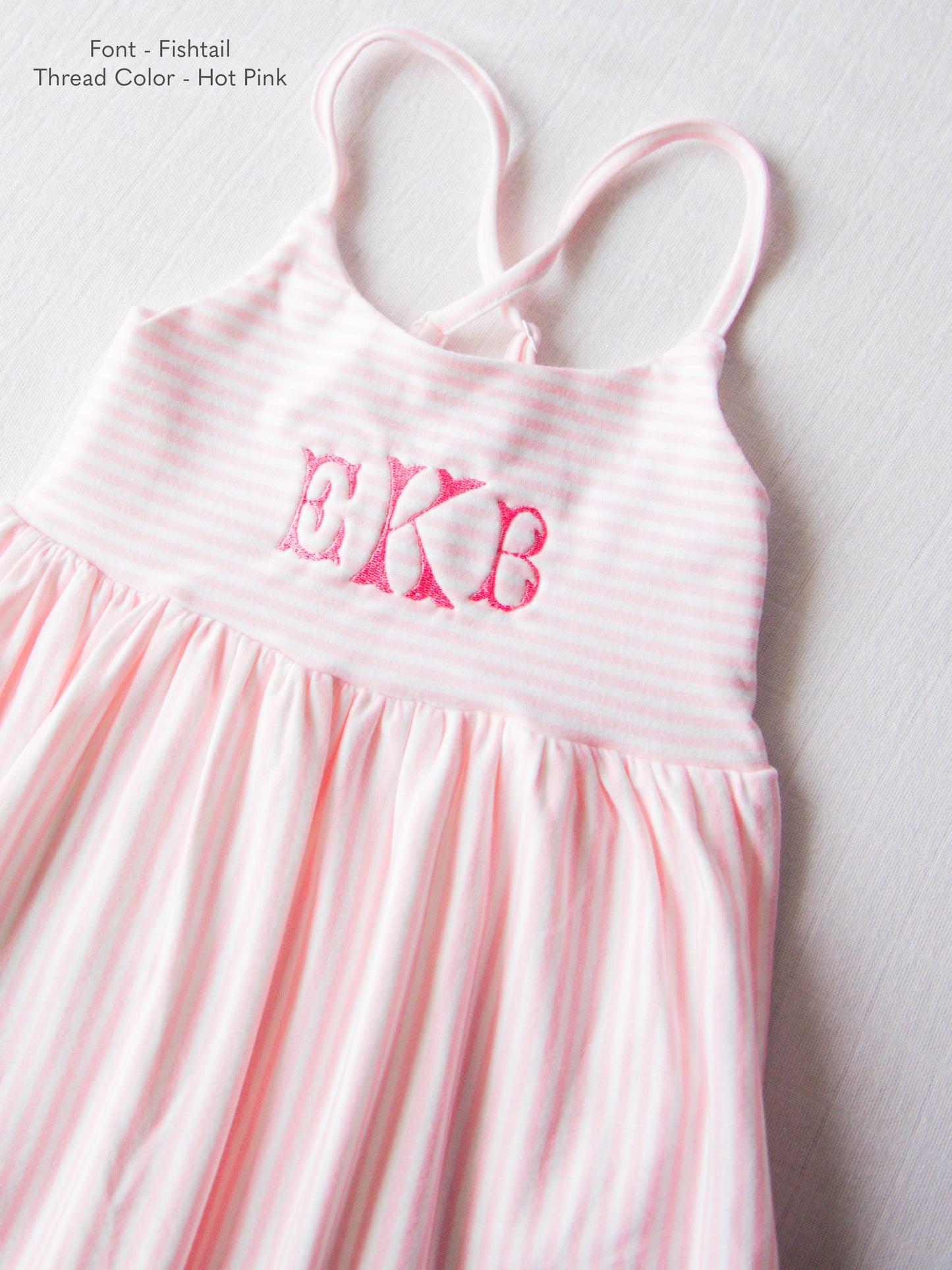 Maxi Play Dress - Little Pink Stripes