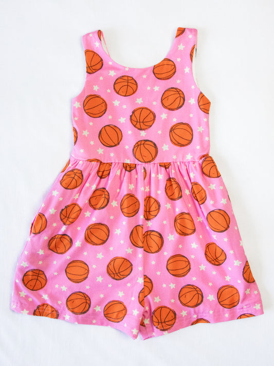 Short Leggy Romper - Basketball Allstars