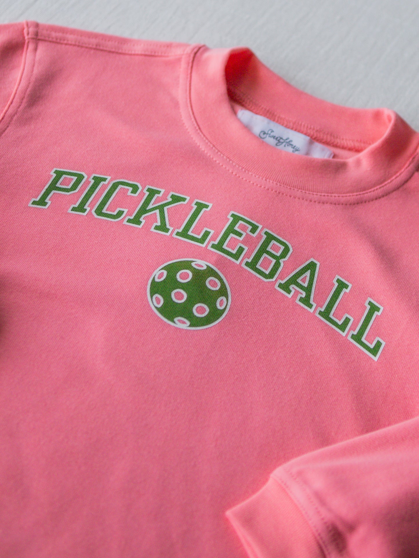 Warm Knit Sweatshirt - Pickleball Pink