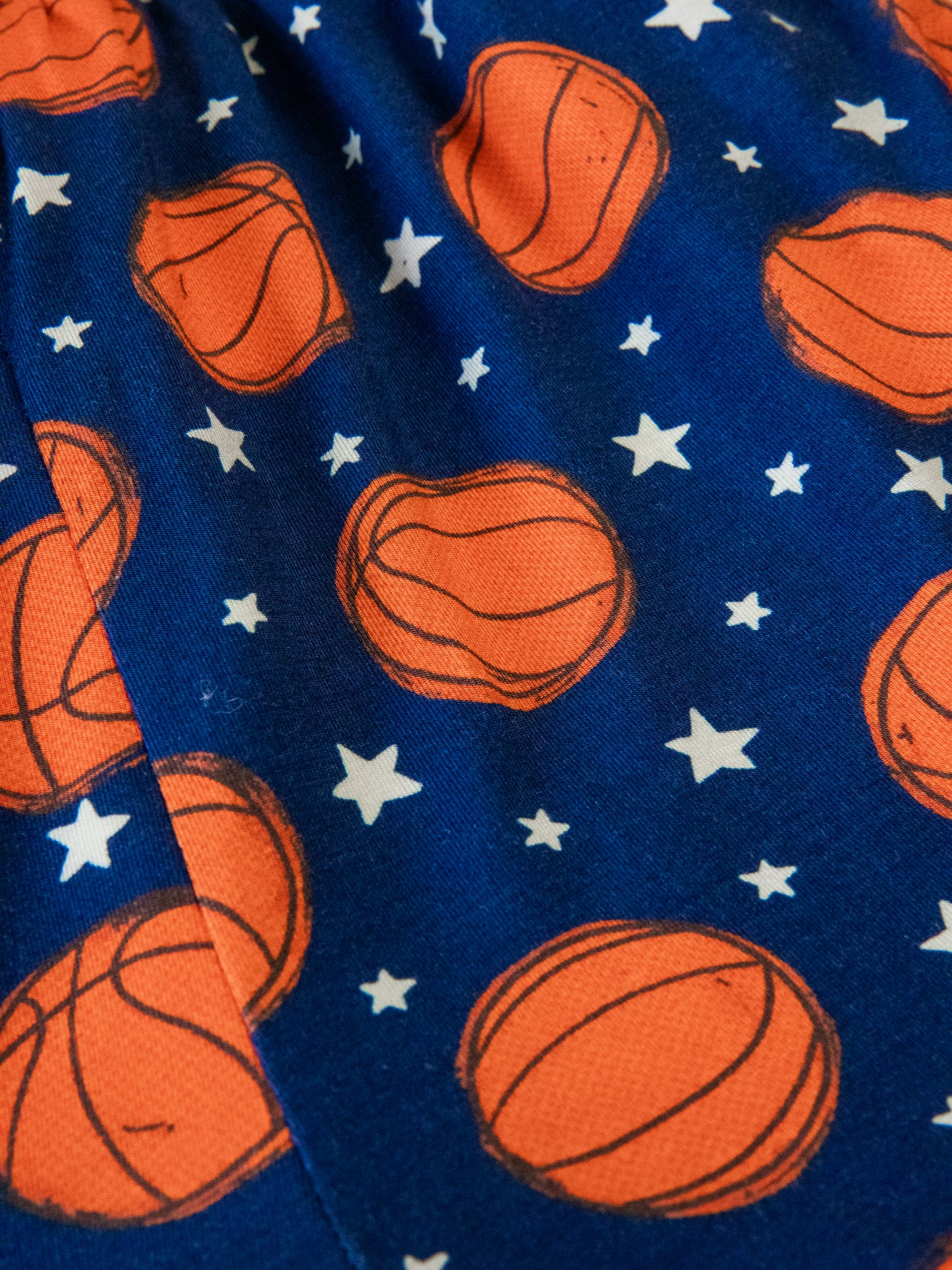 Short Leggy Romper - Basketball Allstars Navy