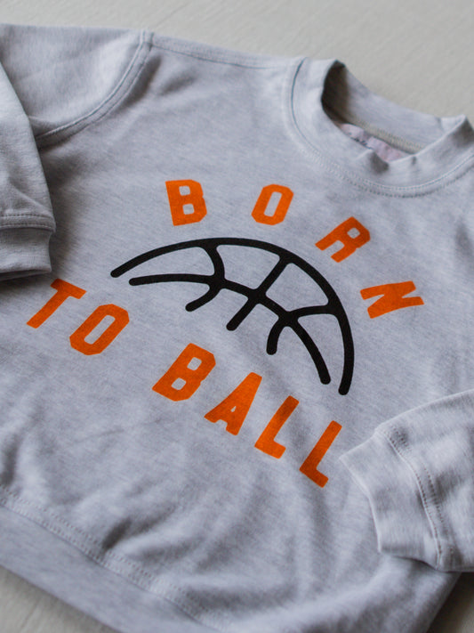 Warm Knit Sweatshirt - Born to Ball