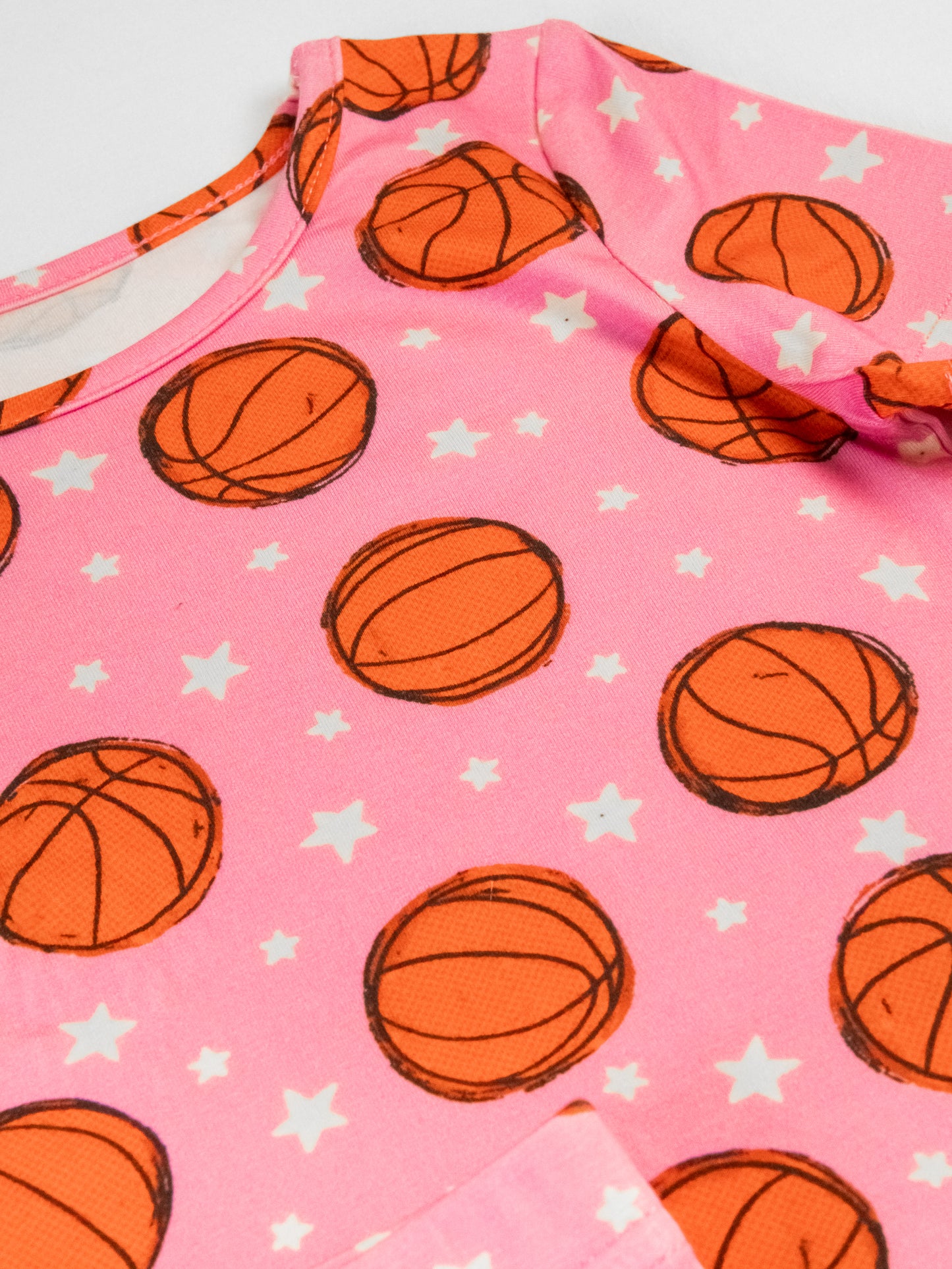 Cloud Fitted Short Set Pajamas - Basketball Allstars