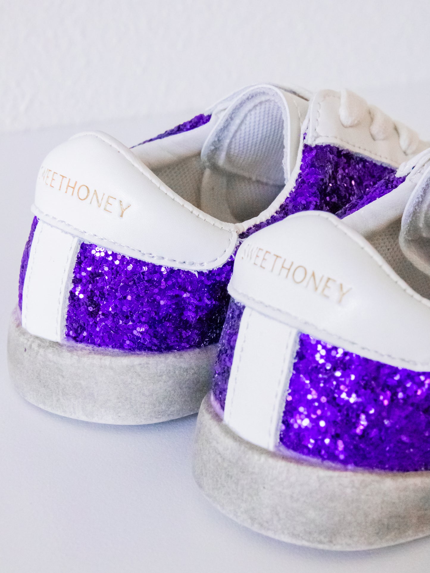 SweetHoney Sneakers - Purple Sparkle