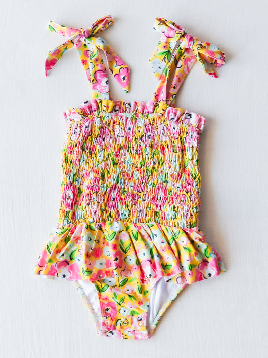 Smocked One Piece - Bright Sunny Day