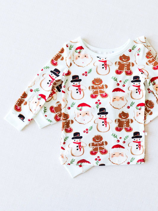 Cloud Fitted Pajamas - Christmas Cookies