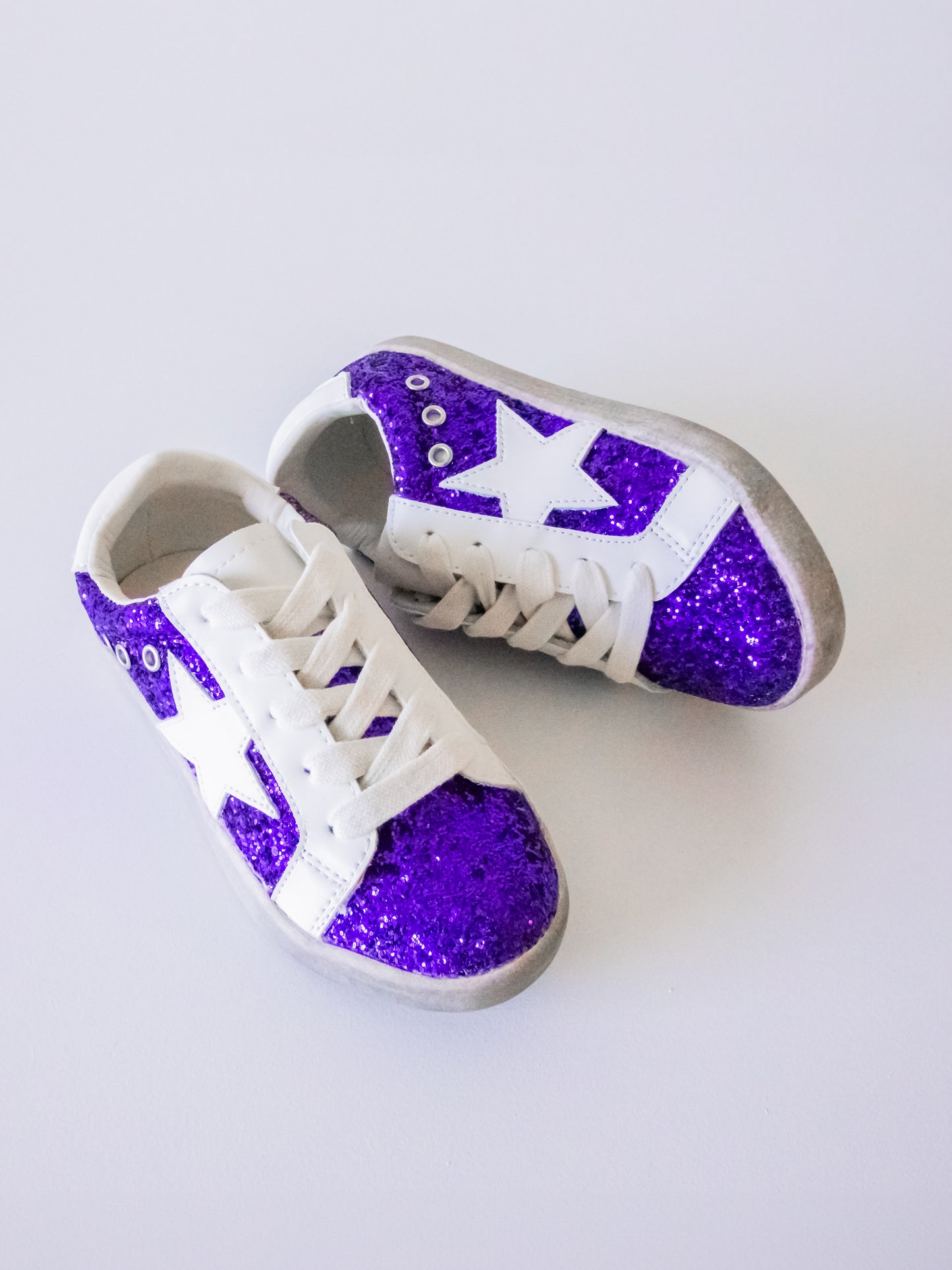 SweetHoney Sneakers - Purple Sparkle