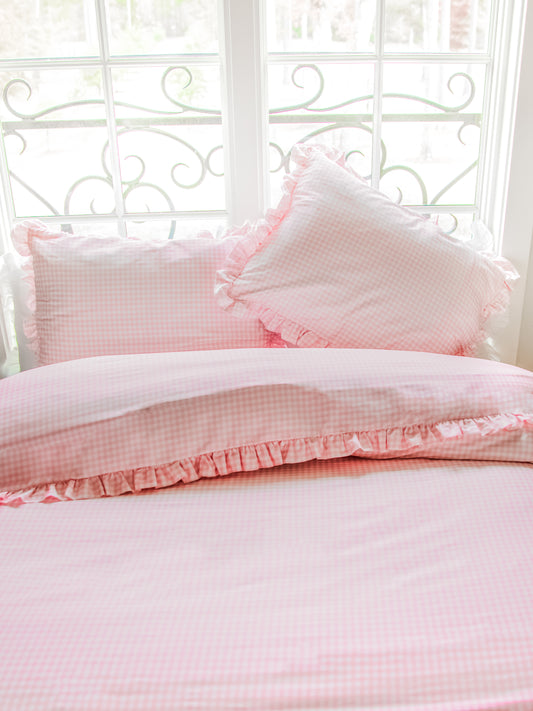 Duvet Cover + Sham(s) - Blissful Gingham