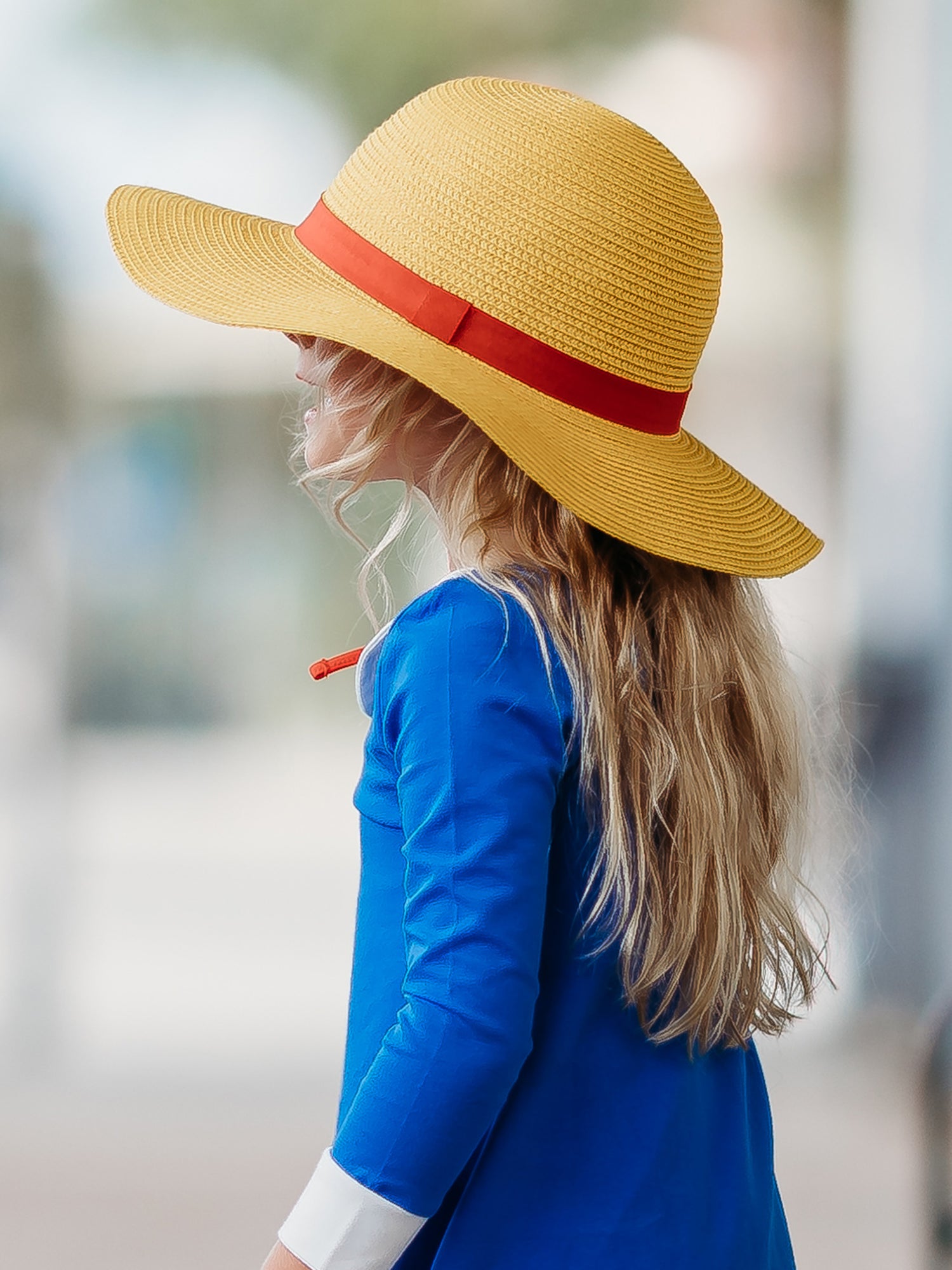 Paper Braid Women's Floppy Hat with Monogram {Natural}