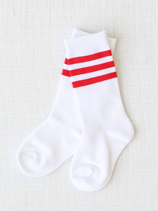Striped Socks - Red Stripes