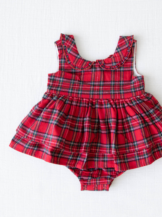Classic Belle Bubble - Holiday Red Plaid