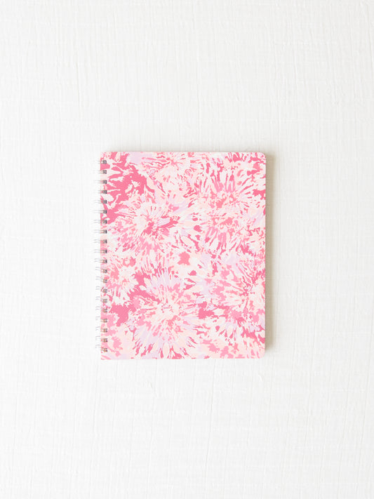Spiral Notebook - Pink Tie Dye