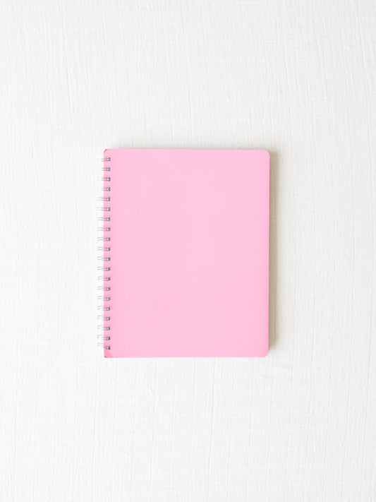 Spiral Notebook - Bubblegum Blush