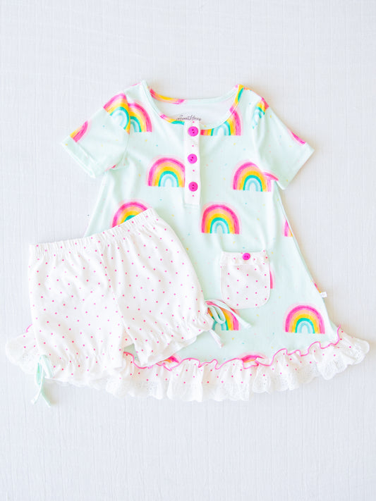Everyday Play Dress - Candy Rainbows