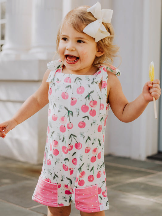 Tilly Romper - Sweet Cherries