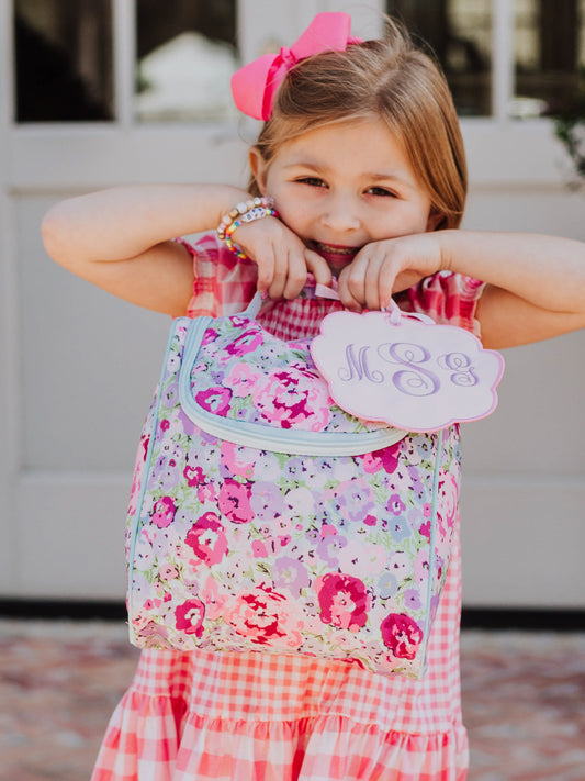 Toiletry Bag - Violet Carnations