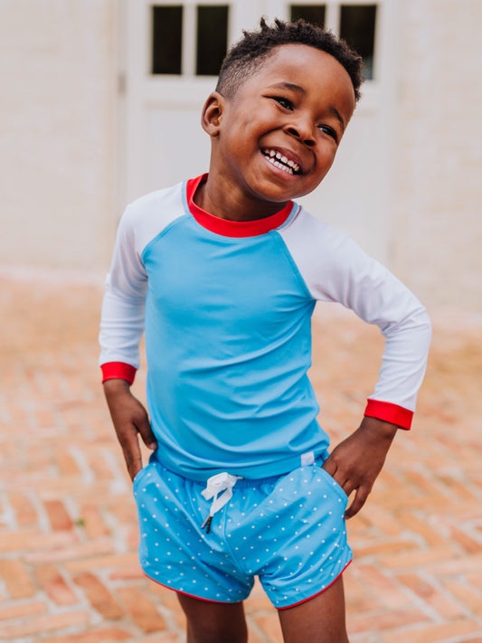 Boy's Swim Set - American Dot