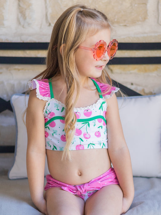 Retro Tankini - Sweet Cherries