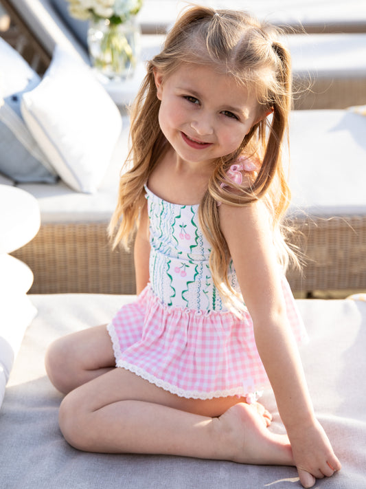 Maddi Tankini - Cherry Gingham